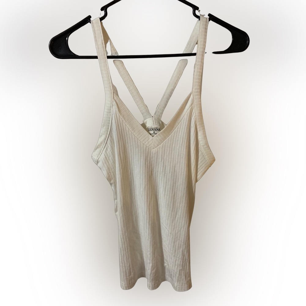 🔥2 FOR $10🔥 NWOT Zenana White Tank S